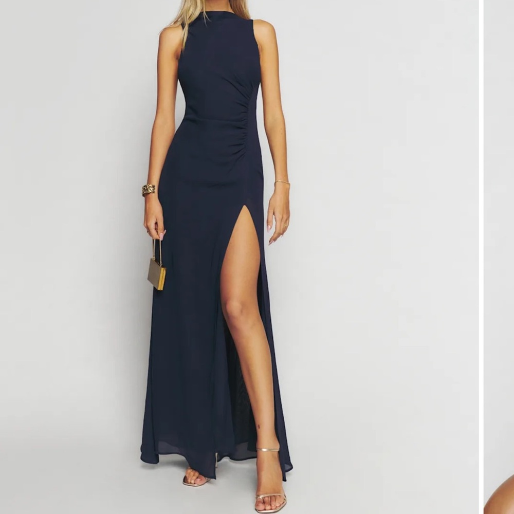 Reformation Midnight Blue Maxi Dress